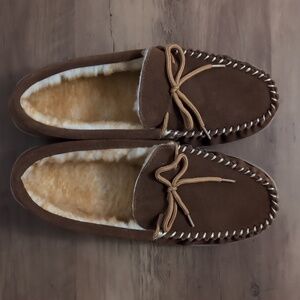 NWOT Wallin & Bros Brown Leather Moccasins